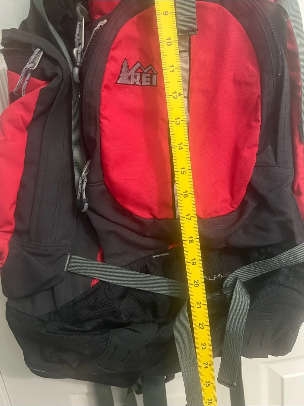REI Red and Black Men's Hiking Backpack